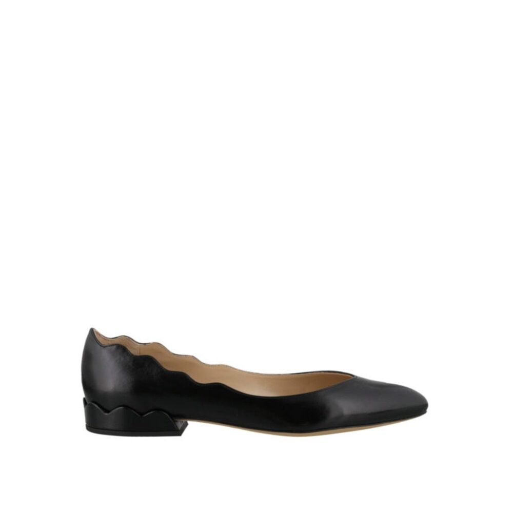 Chloe Laurena Scalloped Pointed-Toe Ballet Flats 38.5 - Picture 9 of 10